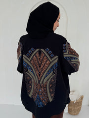 Linen Mirage Embellished Kimono