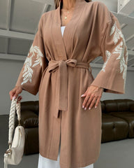 Long Embellished Coat