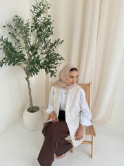 Beige Luxe Embellished Set