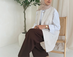 Beige Luxe Embellished Set