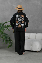 The Sequin Flora Embellished Co Ord