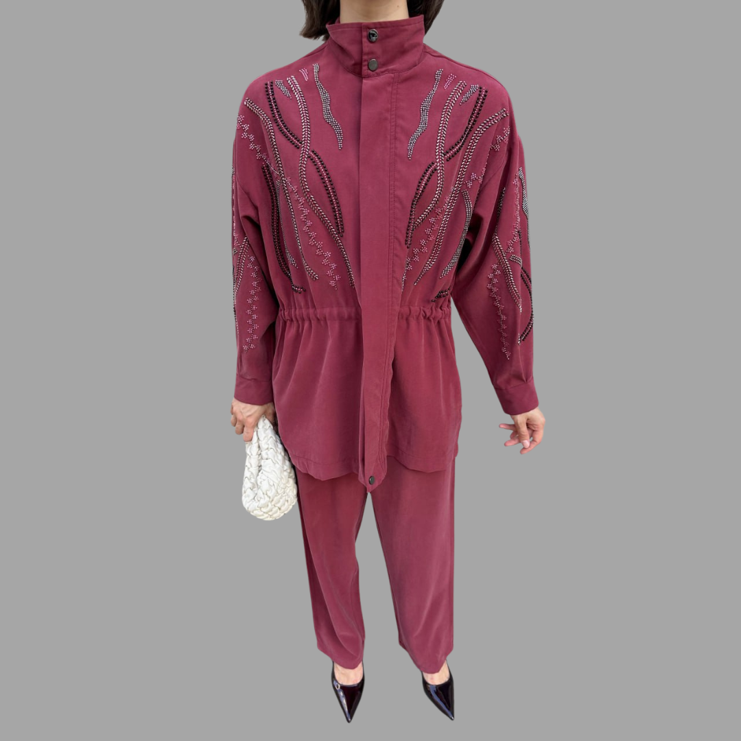 Embellished Jacket & Trouser Co-ord Set