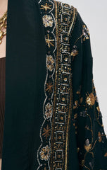 Black & Gold Embellished Co Ord Set