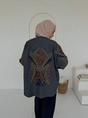 Grey Mirage Embellished Set