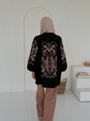 Cocoa Jewel Noir Embellished Set