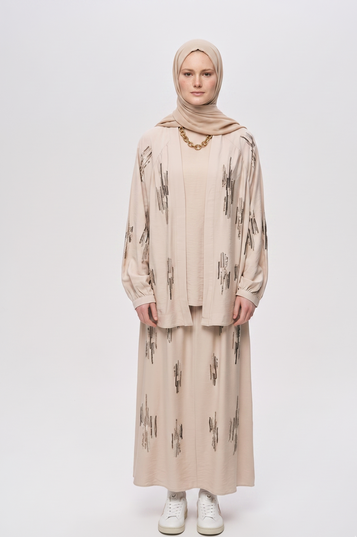 The Serene Shimmer Co-ord Set