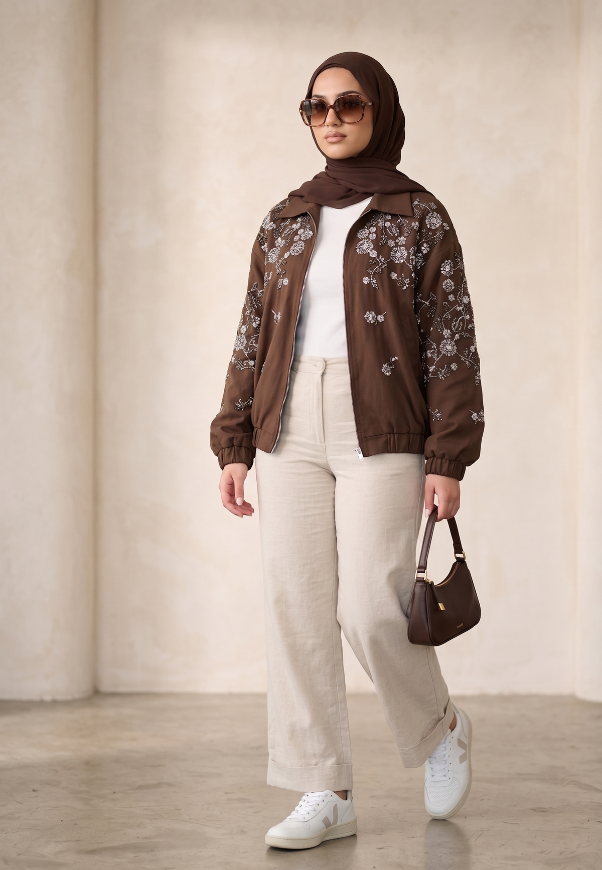 Embellished Collared Jacket