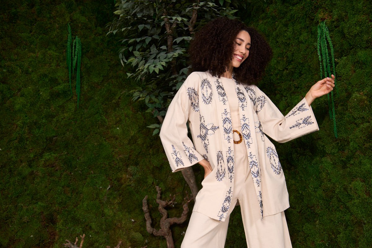 Serene Sands Embellished Co-ord