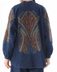 Denim Mirage Kimono