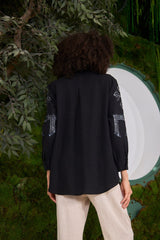 Twilight Gleam Embellished Shirt