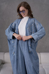 Blue Dusk Embellished Co-Ord Set