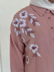 Petal Pink Embellished Co Ord