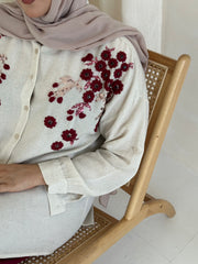 Rosette Embellished Co Ord