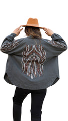 Firecracker Embellished Kimono